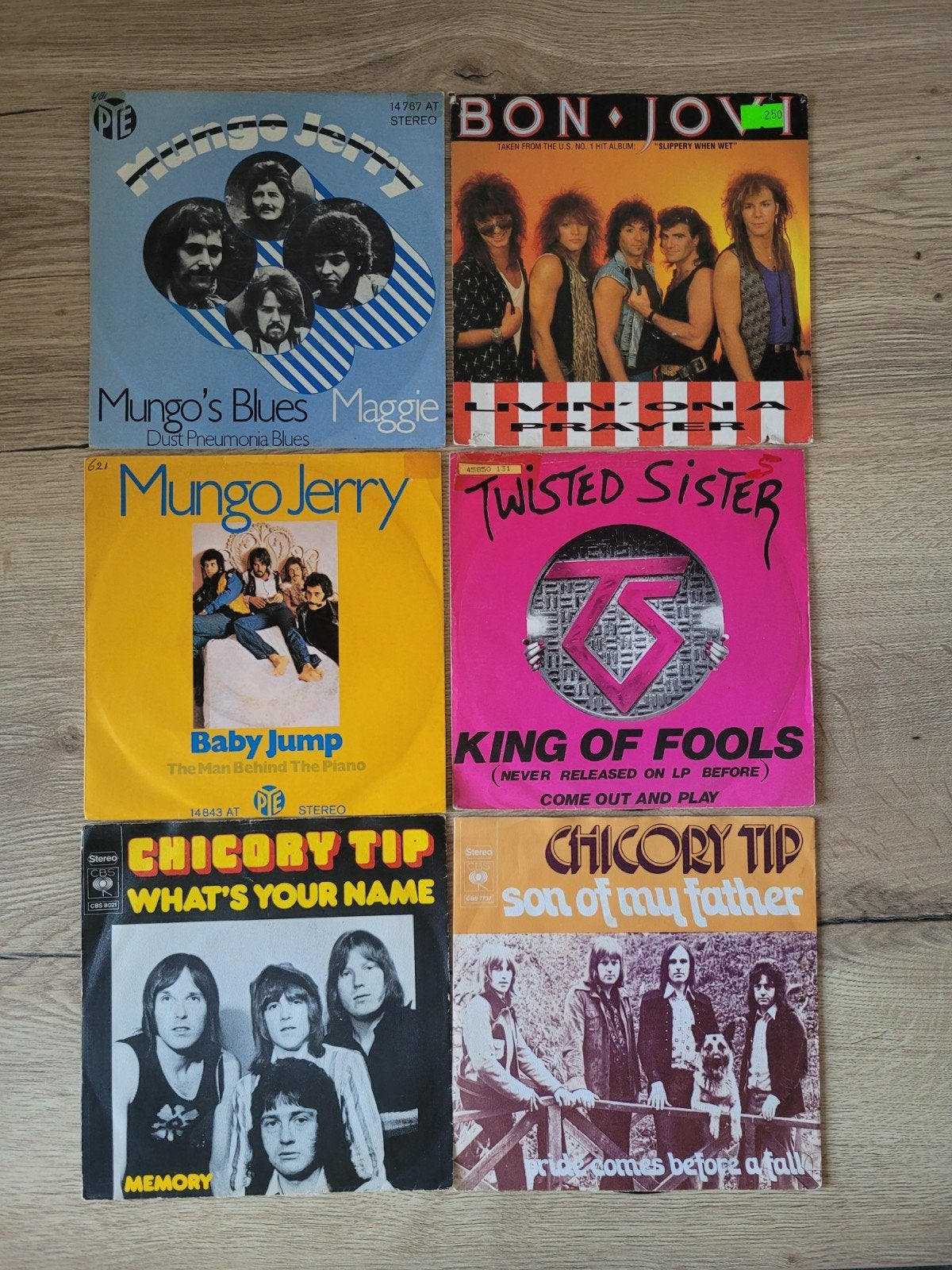 40 Rock & Hardrock Vinyl Singles, Ophalen, Gebruikt