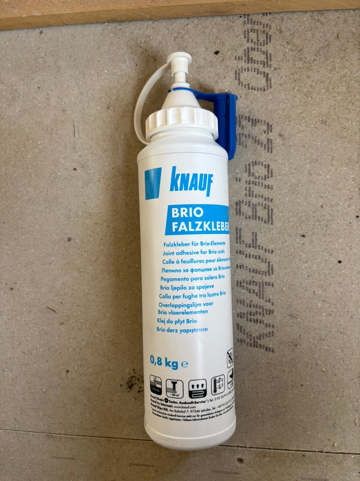 Knauf brio overlappingslijm - nog dicht, Doe-het-zelf en Verbouw, Ophalen, Nieuw
