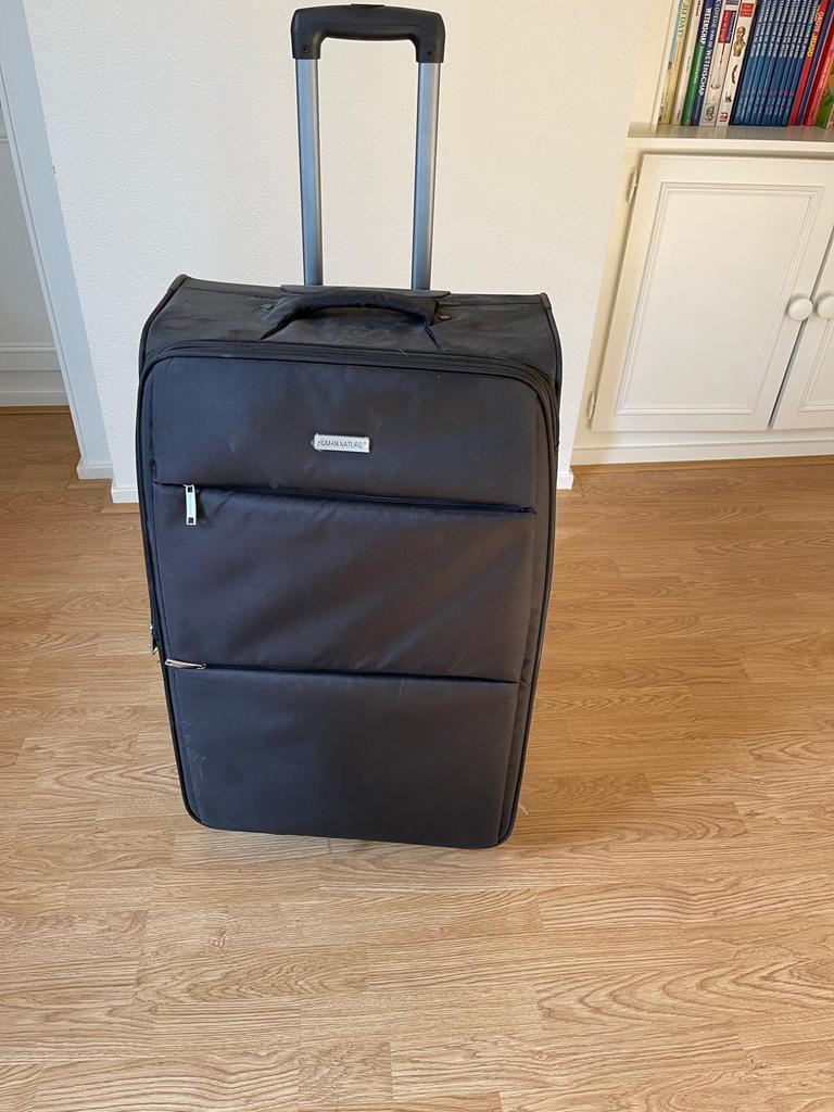 Koffer human nature, Sieraden, Tassen en Uiterlijk, Koffers, Overige materialen, Wieltjes, Gebruikt, 45 tot 55 cm