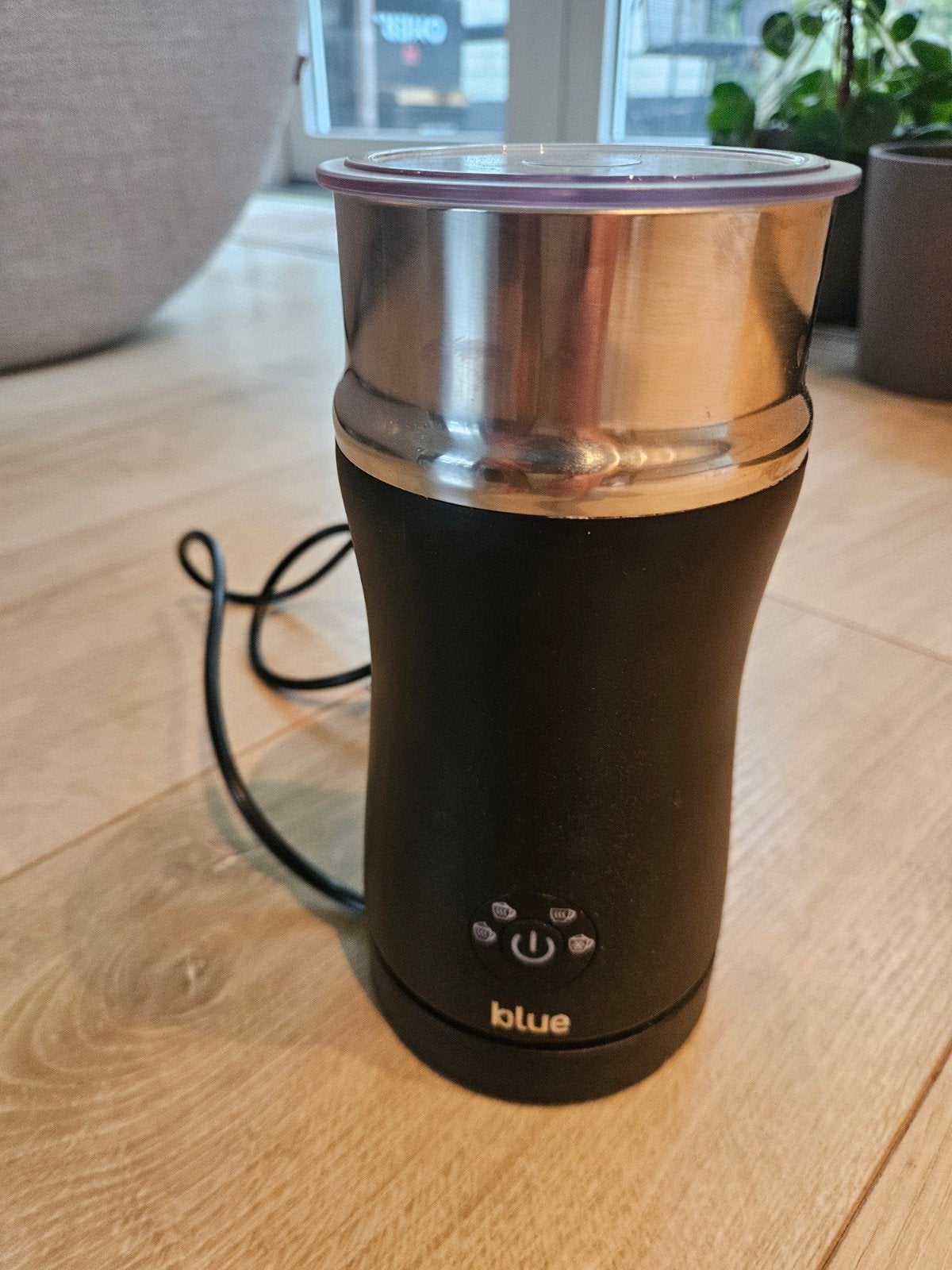 Blue Home Melkopschuimer - Zo goed als nieuw, Ophalen of Verzenden, Zo goed als nieuw, Elektrische melkopschuimer