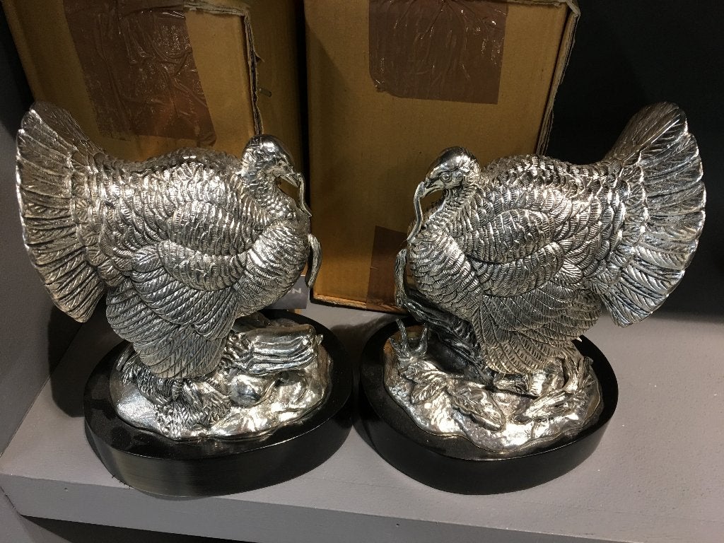 Nieuw merk Van Roon Living kalkoen/wadhurst antique silver., Ophalen of Verzenden, Beeld, Overige materialen, Massief