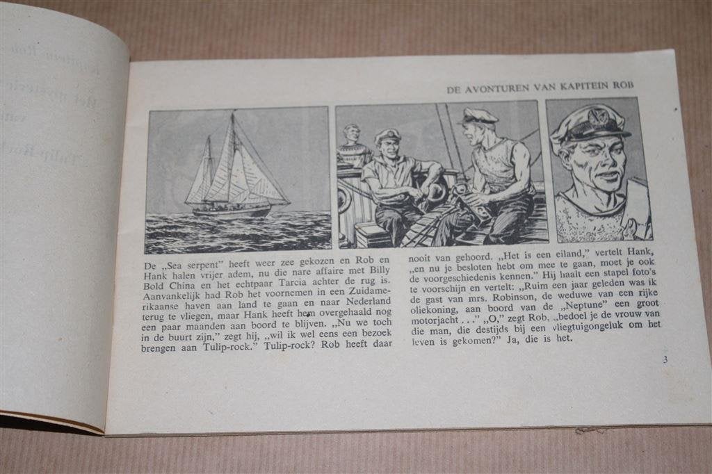 Kapitein Rob. Deel 45. Het mysterie van Tulip Rock., Boeken, Eén stripboek, Ophalen of Verzenden, Gelezen
