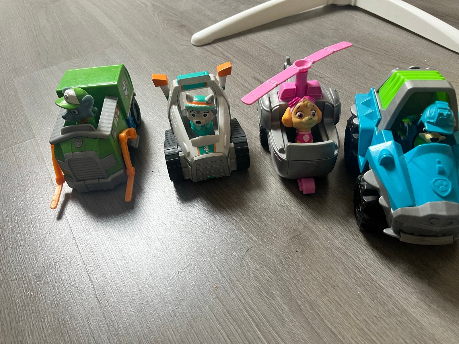 Paw Patrol Voertuigen Set - 6 Stuks, Ophalen of Verzenden, Gebruikt