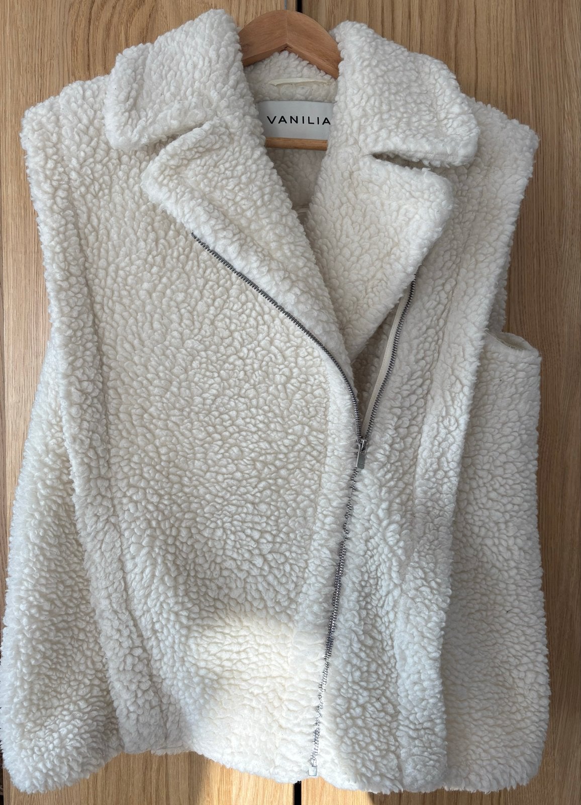 Vanilia wollen bodywarmer maat 36, Ophalen of Verzenden, Zo goed als nieuw, Maat 36 (S), Beige