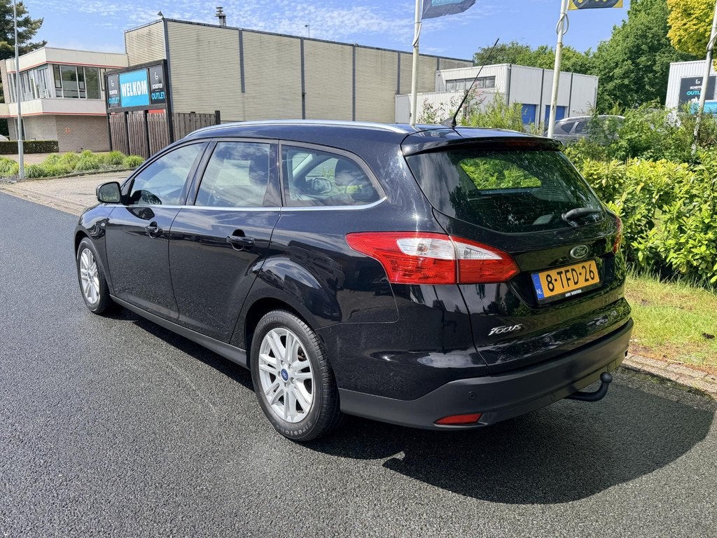 Ford Focus Wagon 1.0 EcoBoost 125PK Airco•Navi, Euro 5, Gebruikt, Zwart, Origineel Nederlands