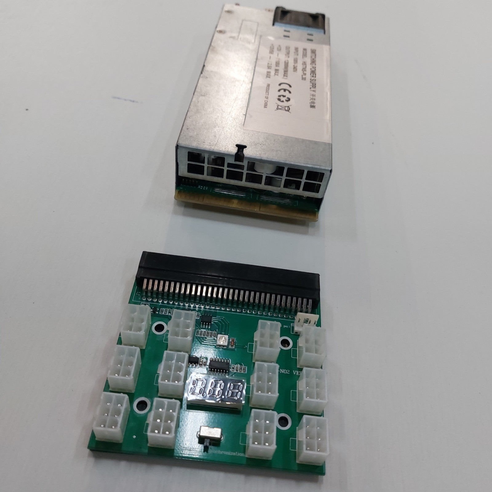 Server Voeding HSTNS-PL30 1200W met Breakout Board, Ophalen of Verzenden, Gebruikt