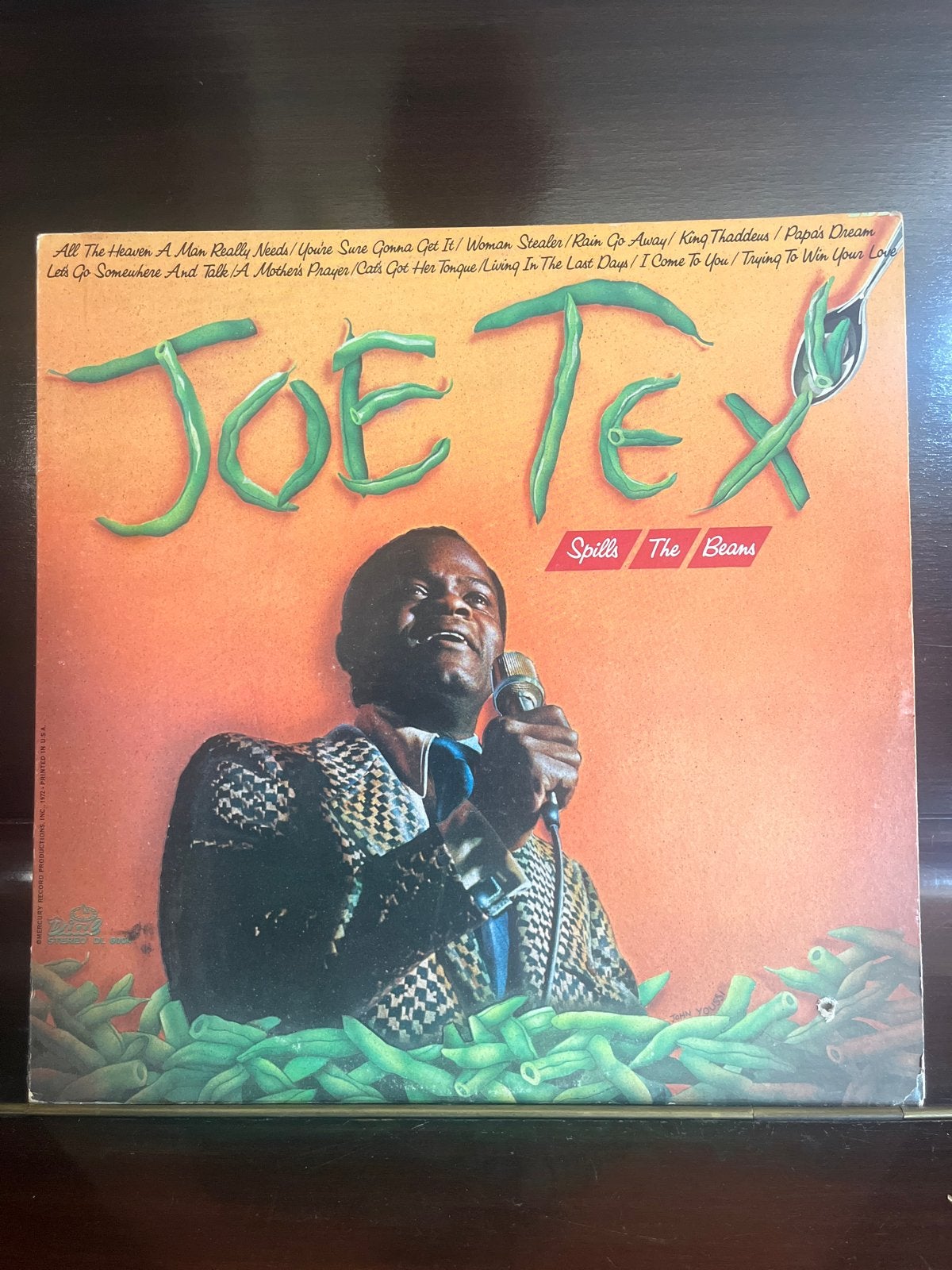 Joe Tex - Spills The Beans LP (1972) Soul/Funk Vinyl, LP, Gebruikt, Ophalen of Verzenden, Funk