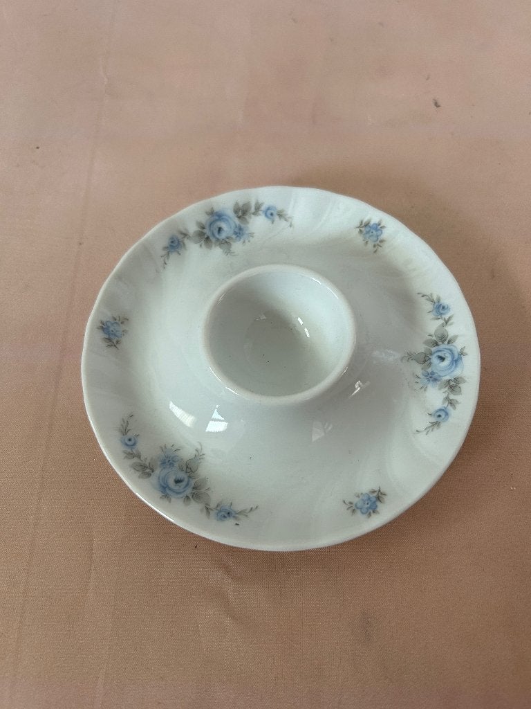 Seltmann Weiden porseleinen eierdop blauwe roos, Antiek en Kunst, Ophalen of Verzenden