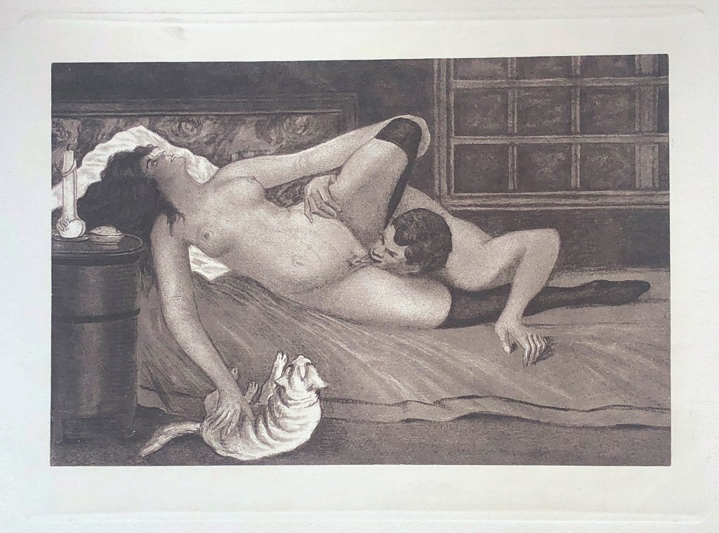 Mooie kunst v/h Grafiekkabinet Édouard-Henri Avril, Antiek en Kunst, Ophalen of Verzenden