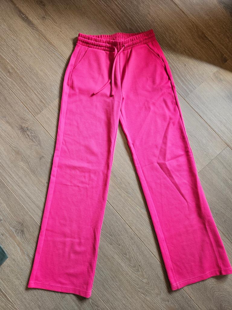 Roze broek 158, Kinderen en Baby's, Kinderkleding | Maat 152, Broek, Gebruikt, Meisje, Terstal