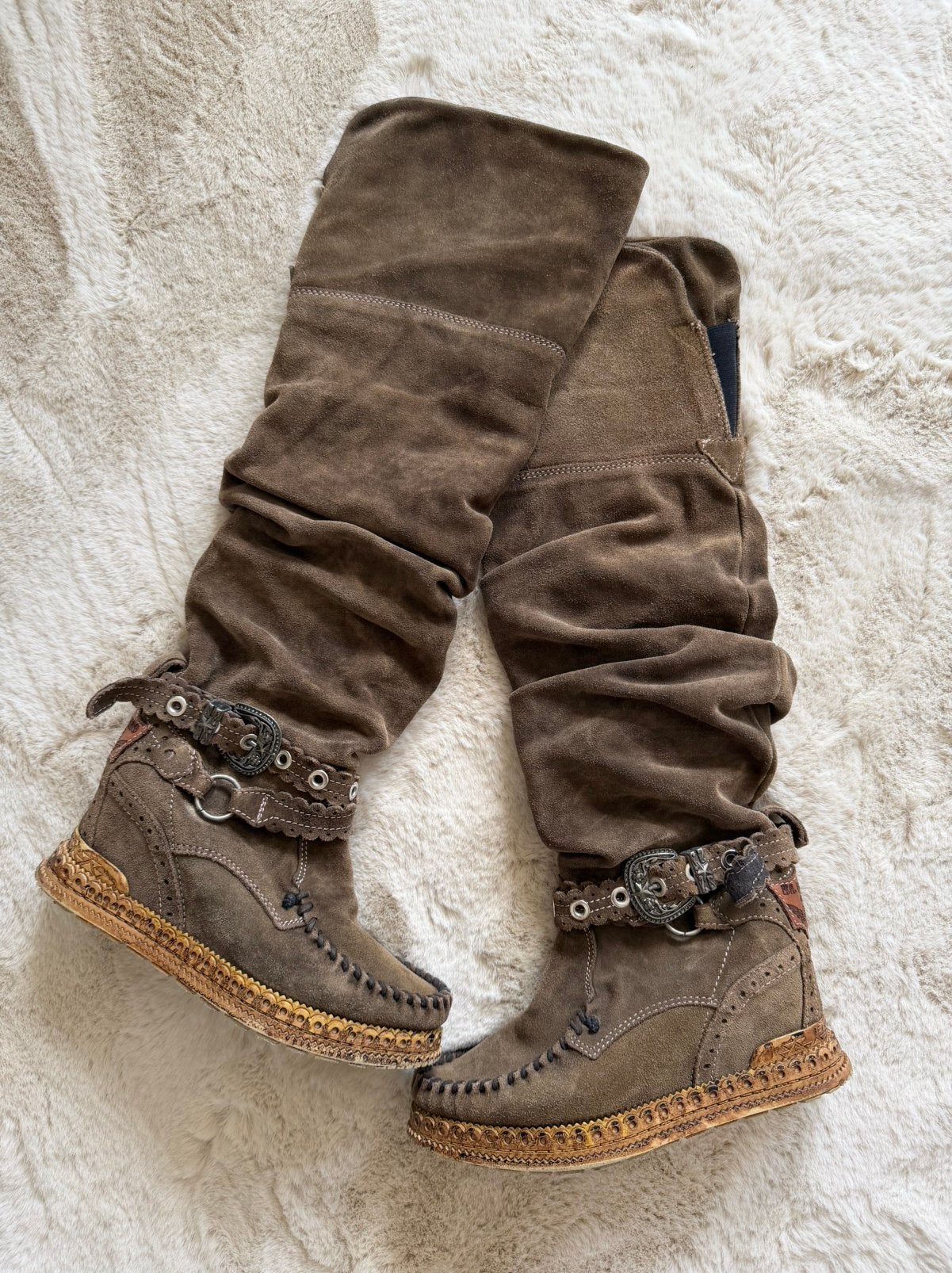 El Vaquero ibiza stijl boots laarzen, Ophalen of Verzenden, Zo goed als nieuw, Hoge laarzen
