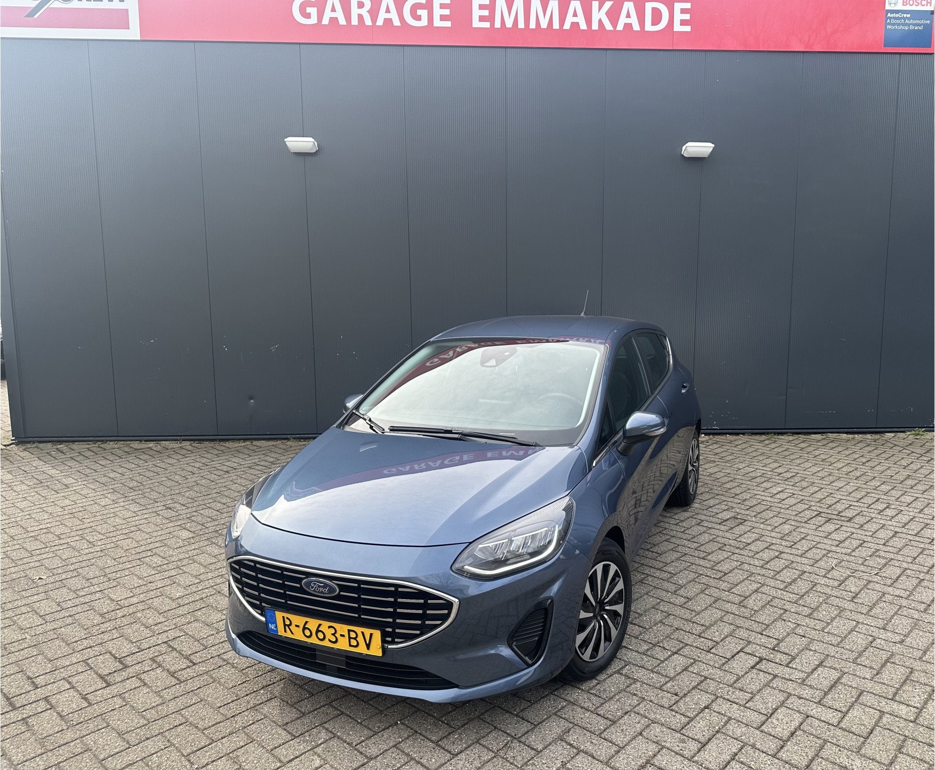 Ford Fiesta 1.0 EcoBoost Hybrid Titanium Automaat | Adaptive, Auto's, Ford, Euro 6, Blauw, Origineel Nederlands, Bedrijf