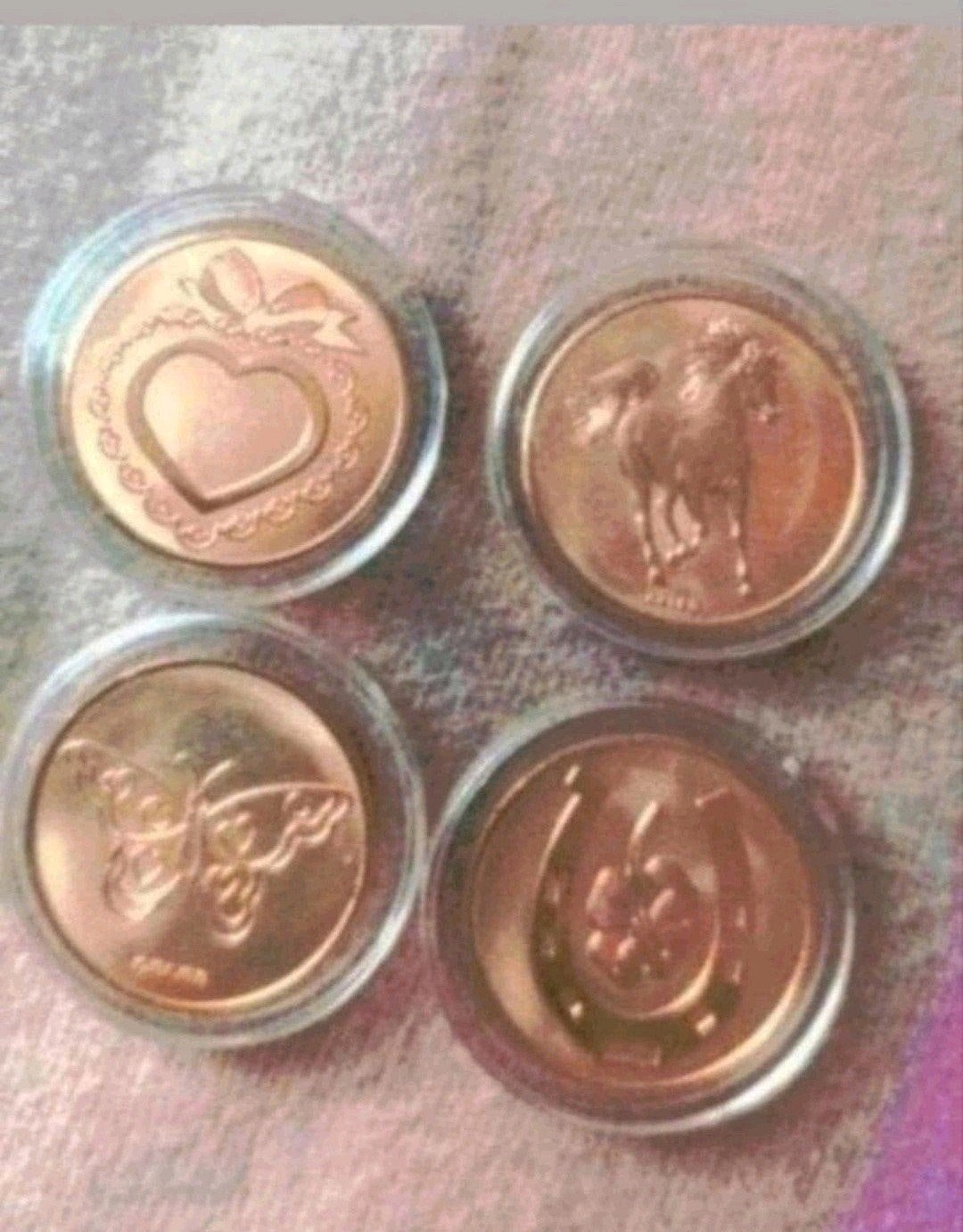 munten maat M passen ook in mi moneda en my imenso verschill, Sieraden, Tassen en Uiterlijk, Kettinghangers, Verzenden, Nieuw