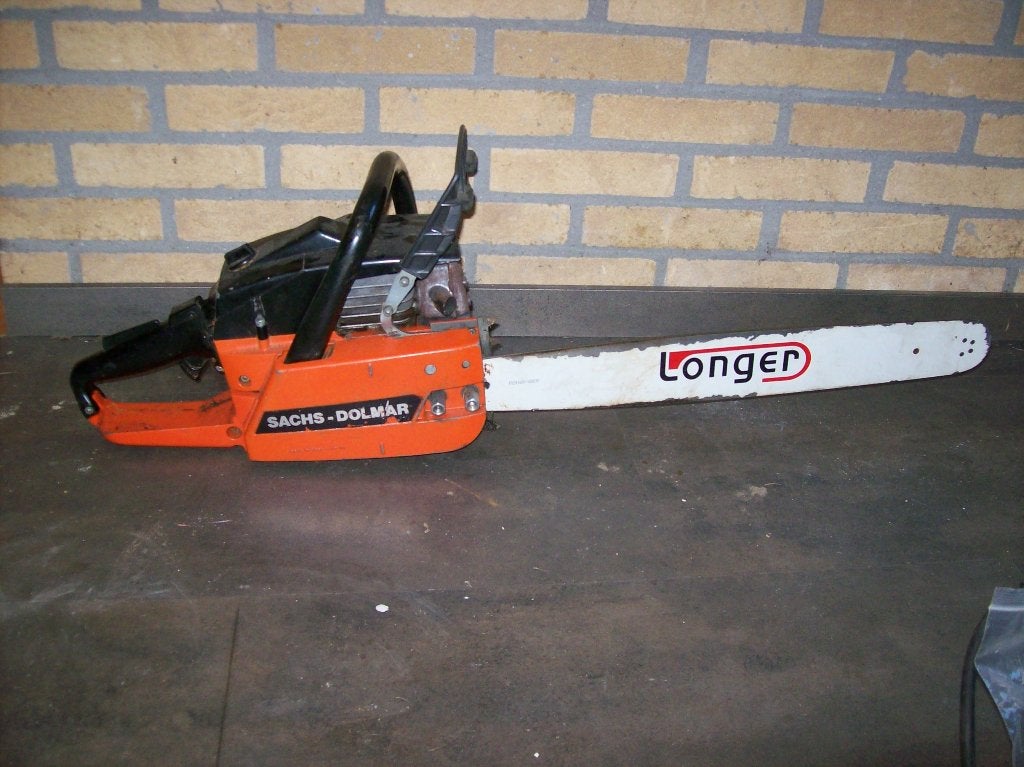 motorzaag, Tuin en Terras, Ophalen, Gebruikt, Benzine, Liggend