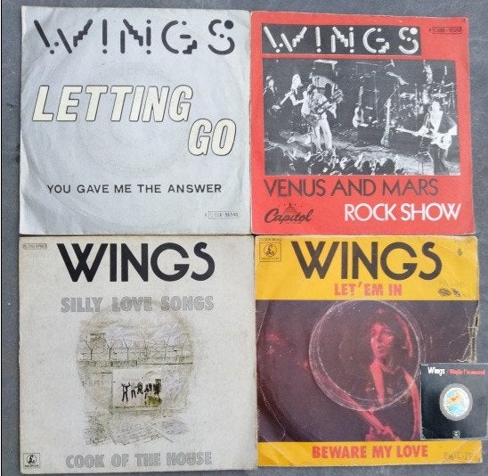 PAUL McCARTNEY & WINGS - PAKKET!, Ophalen of Verzenden, Zo goed als nieuw, 7 inch, Pop