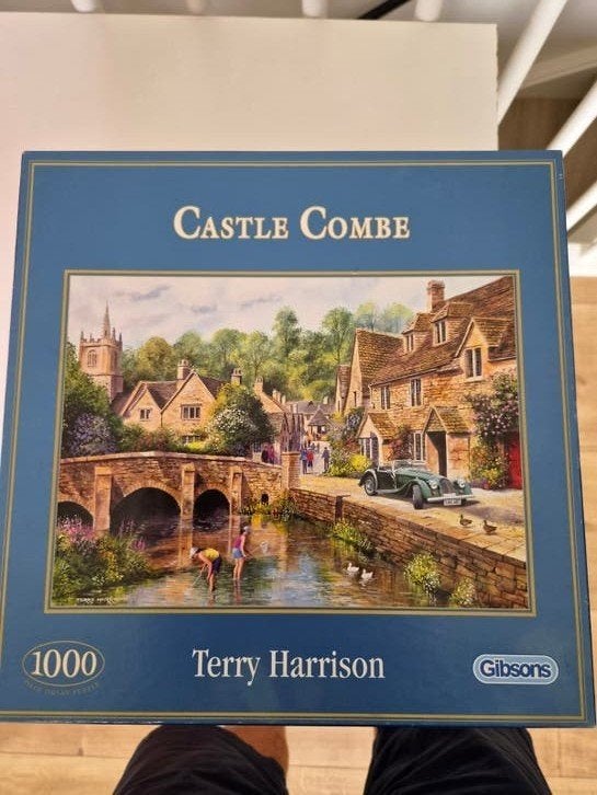 Gibsons Castle Combe 1000 stukjes legpuzzel Terry Harrison, Ophalen of Verzenden