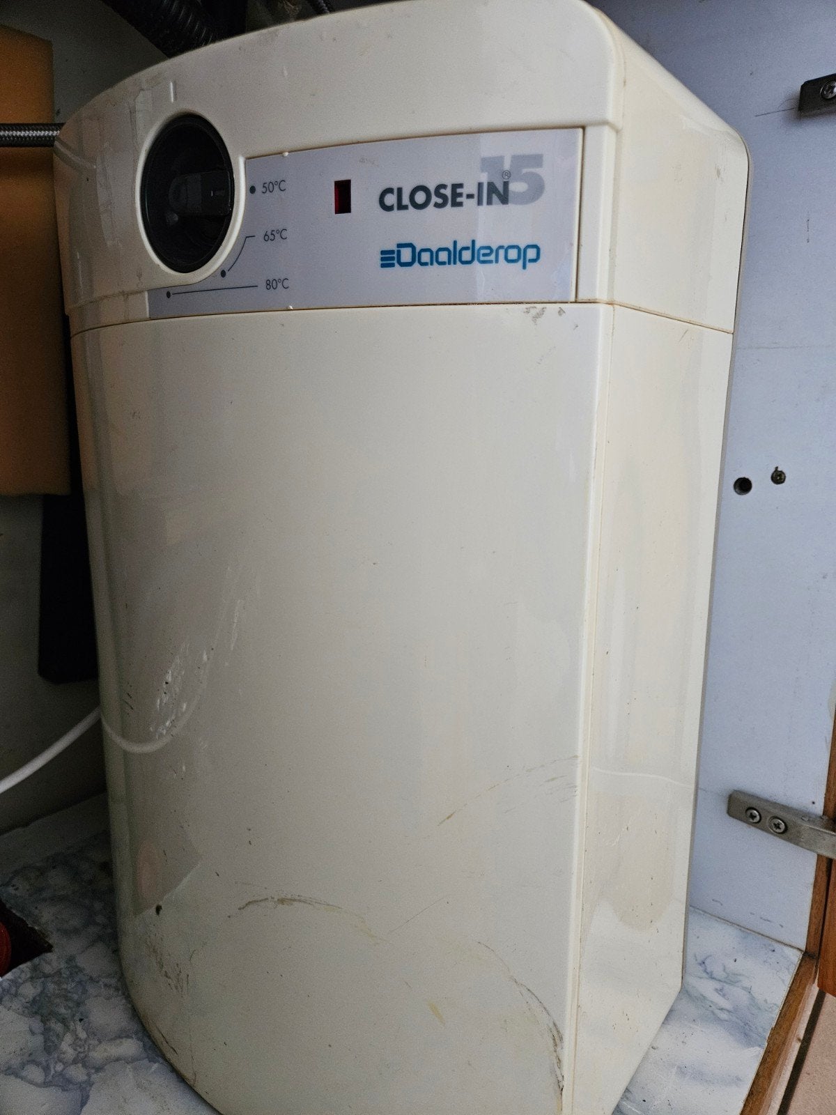 close in boiler, merk: daalderop, 15 liter., in goede staat., Minder dan 20 liter, Ophalen, Gebruikt, Boiler