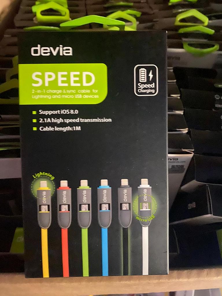 20x Partij Nieuw Devia Lightning Micro USB Kabel 1M, Ophalen of Verzenden, Nieuw, Snoer of kabel, Apple iPhone