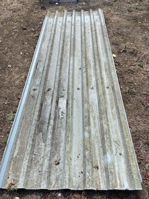 damwand platen grijs, Ophalen of Verzenden, Gebruikt