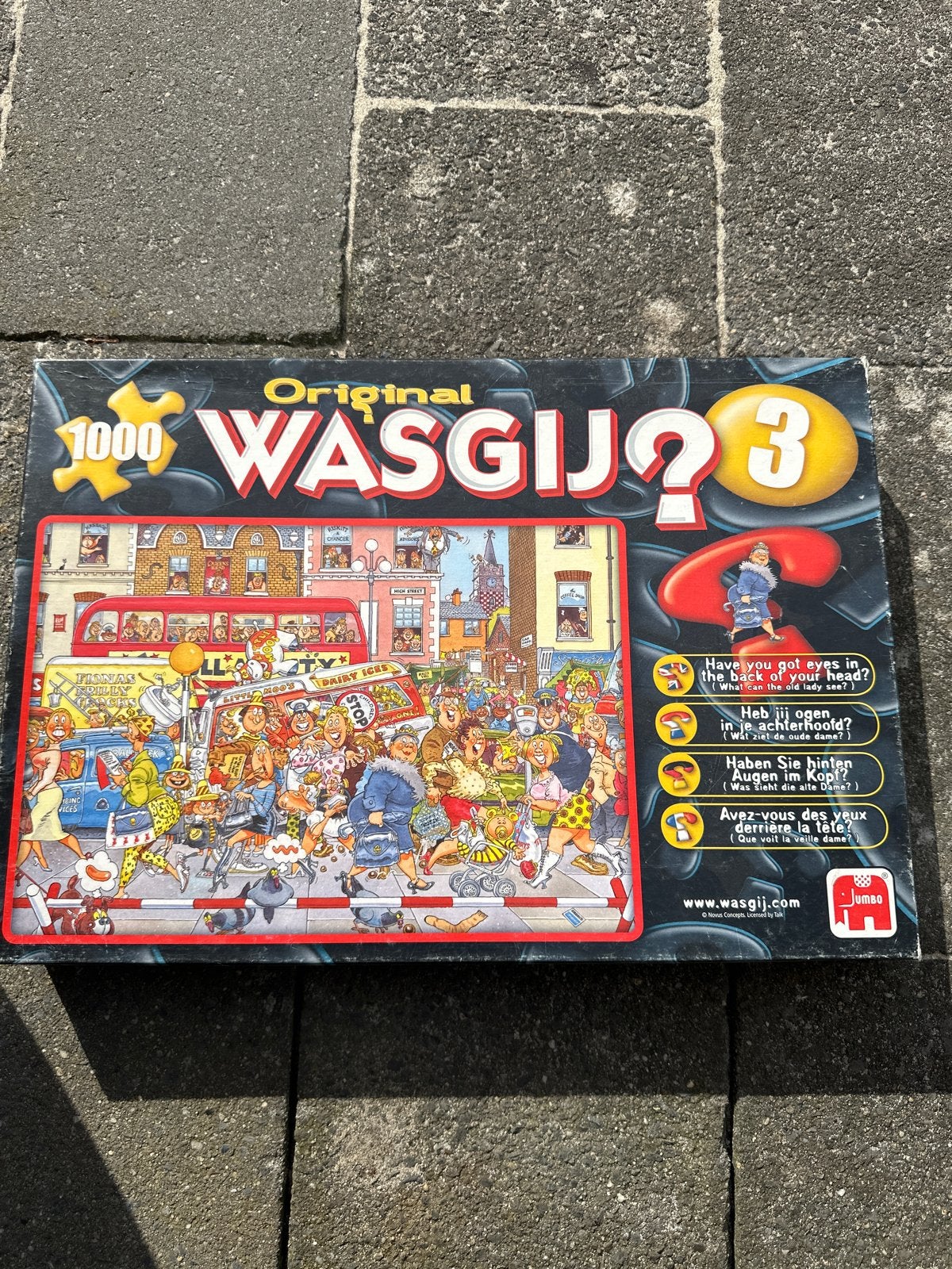 Wasgij Original 3: Full Monty Fun! Legpuzzel 1000 stukjes, Ophalen of Verzenden, 500 t/m 1500 stukjes, Gebruikt, Legpuzzel