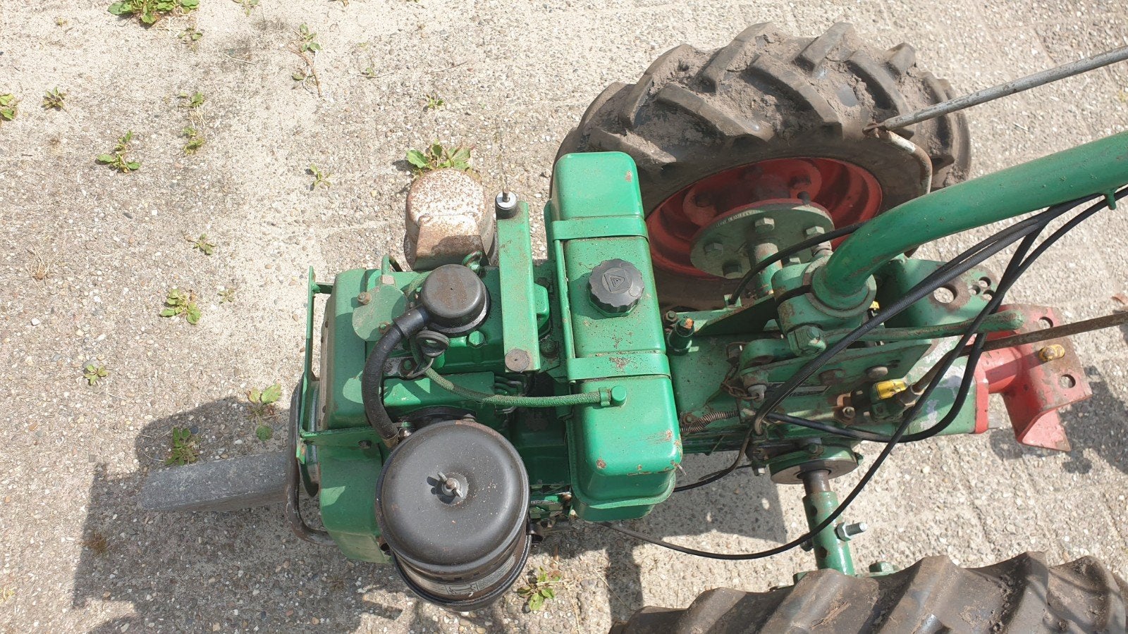 Tuintrekker Goldoni 610D, Ophalen, Gebruikt
