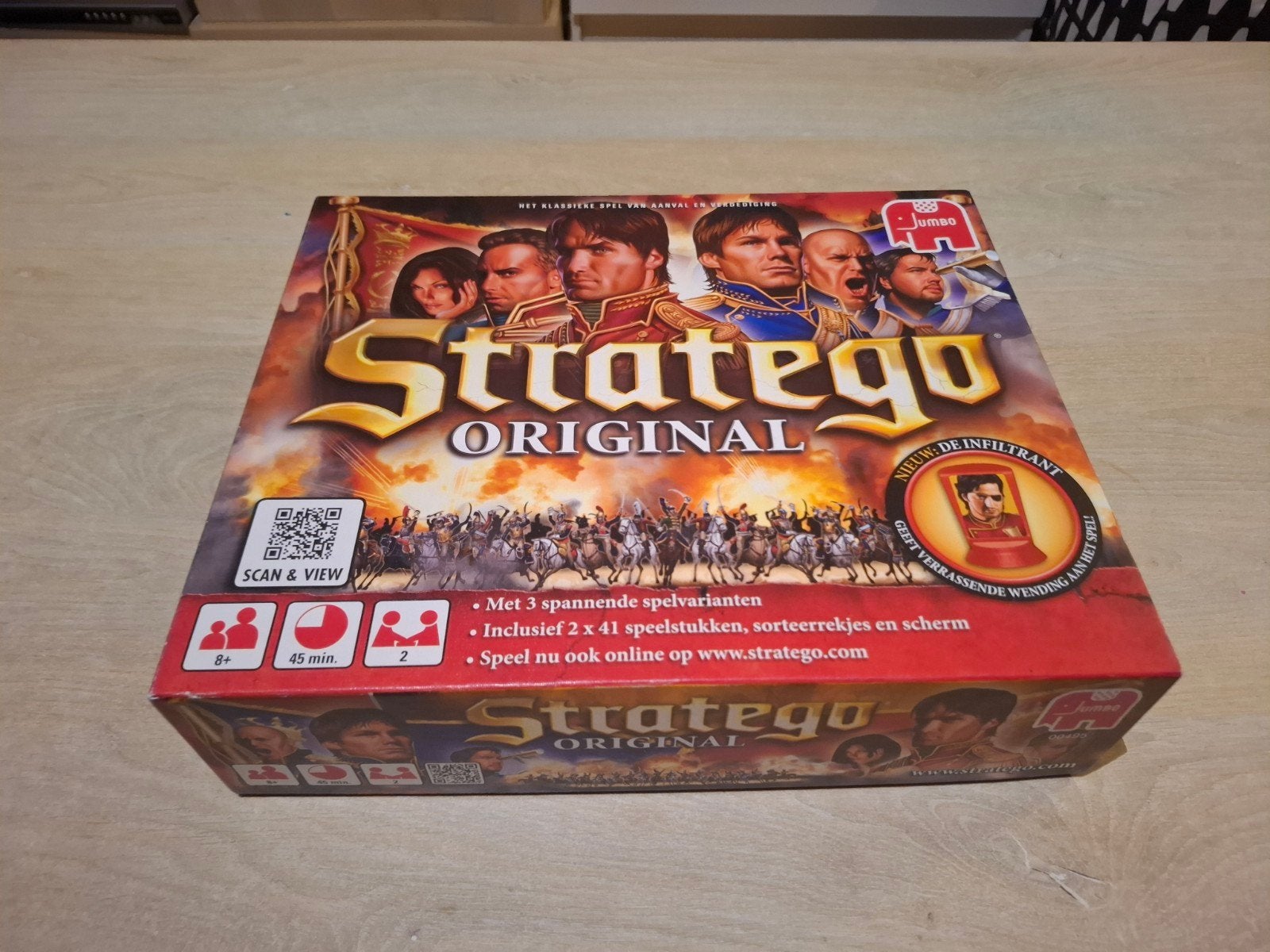 Stratego Original Bordspel - Zo goed als nieuw, Hobby en Vrije tijd, Westelijke Havendijk 15, 4703 RA Roosendaal, Nederland, Een of twee spelers