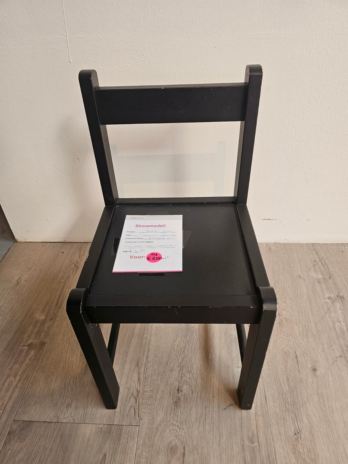 Stoeltje, zwart, Ophalen, Zo goed als nieuw, Stoel(en)