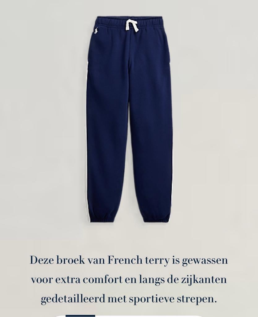 Ralph lauren joggingbroek 158 (NIEUW), Blauw, Nieuw, Ophalen of Verzenden, Maat 34 (XS) of kleiner