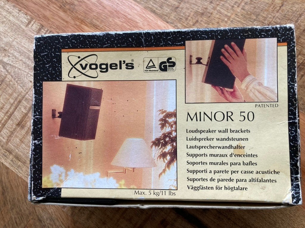 Vogel's minor 50 luidsprekers-steun muur-steun nieuw in doos