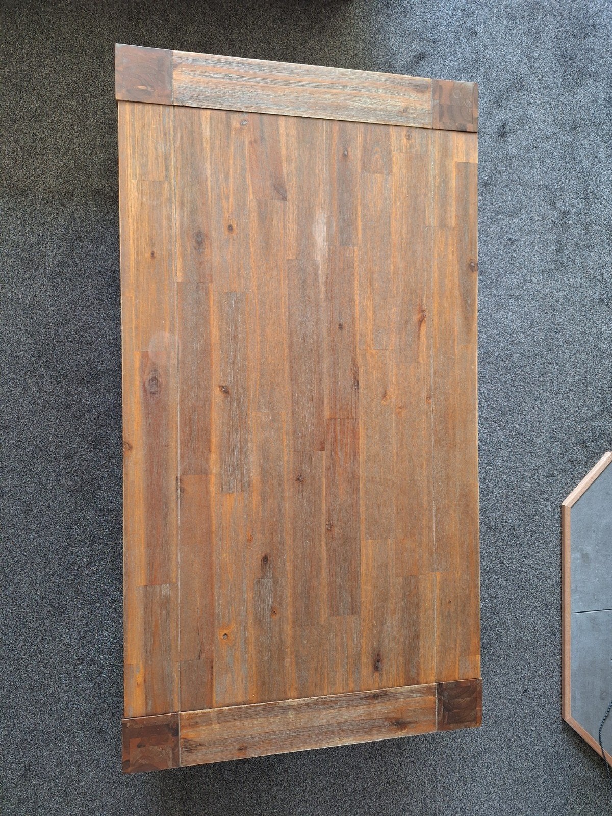 Salontafel van acaciahout, Huis en Inrichting, Ophalen, Rechthoekig, 100 tot 150 cm, 50 tot 100 cm