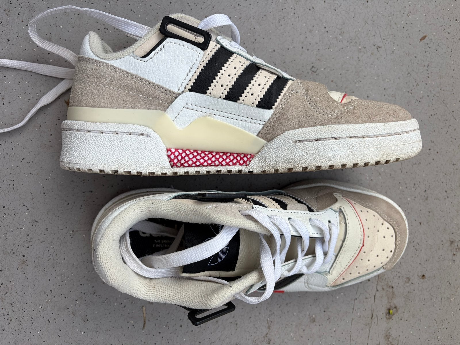 Adidas Forum Low sneakers maat 38 - Zo goed als nieuw, Kleding | Dames, Ophalen of Verzenden, Zo goed als nieuw, Beige, Sneakers of Gympen