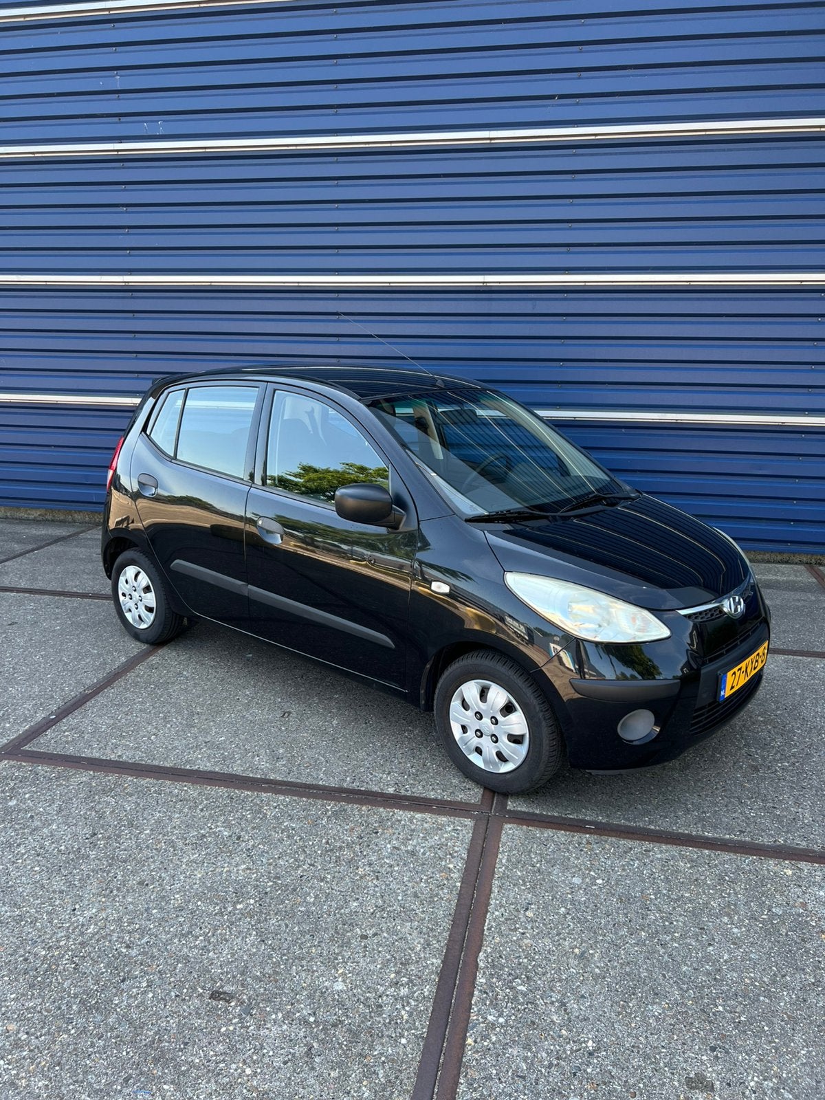 Hyundai i10 1.1 I 5DR 2010 Zwart 122xxx KM nieuwe APK!, Auto's, Hyundai, Particulier, i10, Centrale vergrendeling, Elektrische ramen