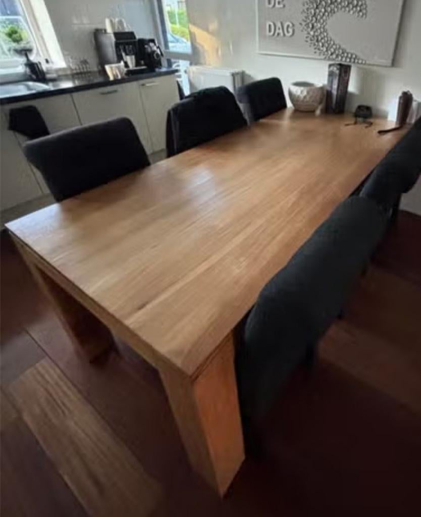 eettafel, Gebruikt, 200 cm of meer, Rechthoekig, 50 tot 100 cm