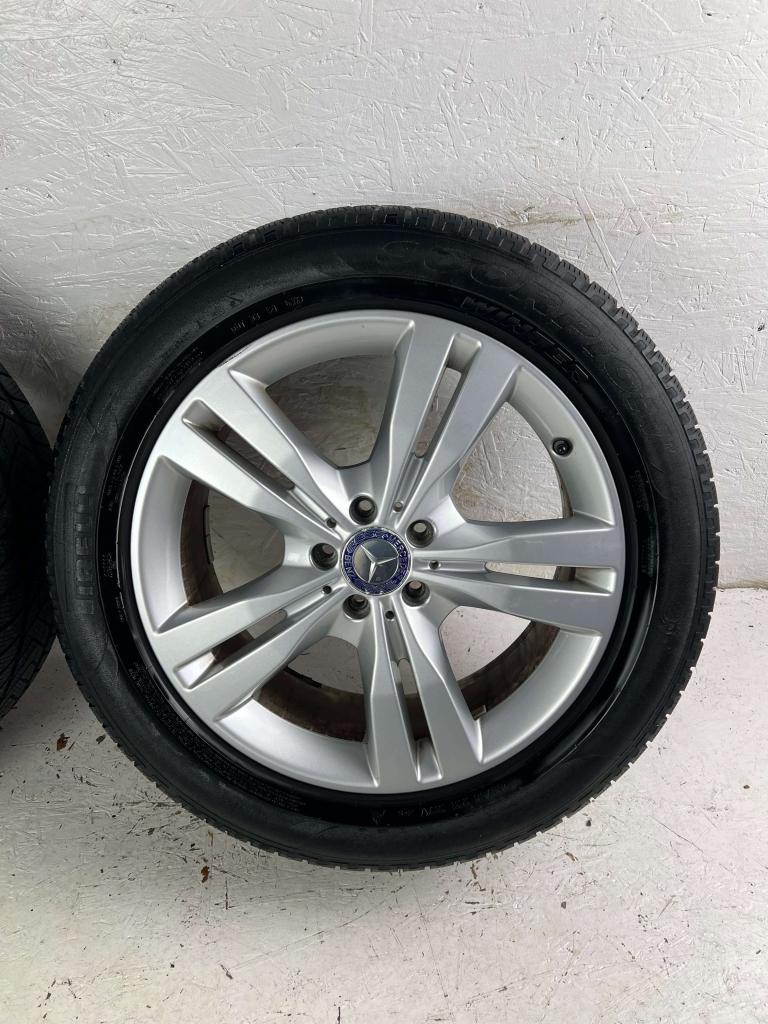 Originele Mercedes ML GLE GL-klasse velgen 19" 5x112 winter, Gebruikt, 255 mm, Banden en Velgen, Niet ingevuld