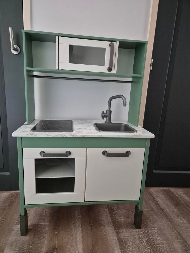 Ikea Duktig Speelkeuken - Groen met marmerlook, Ophalen, Gebruikt, Hout, Speelkeuken