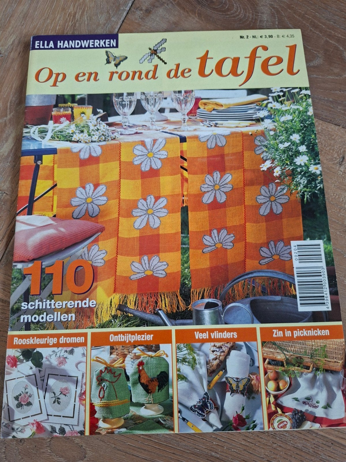 Ella Handwerken 2: Op en rond de tafel - Borduurpatronen, Ophalen of Verzenden, Zo goed als nieuw, Handborduren, Patroon