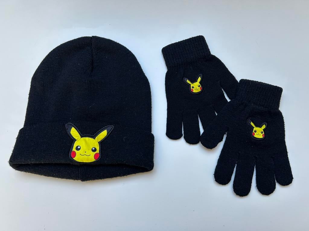Pokemon set muts en handschoenen one size, Ophalen of Verzenden, Gebruikt, Jongen of Meisje, Setje