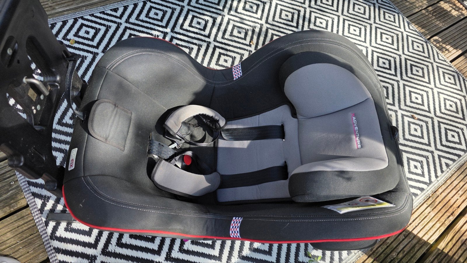 X-Adventure autostoel met Isofix - Zwart/Grijs, Overige merken, Gebruikt, 9 t/m 36 kg, Isofix