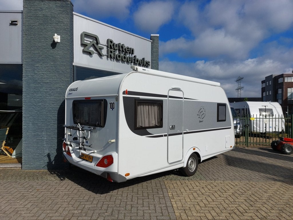 Knaus Sport 450 FU, Caravans en Kamperen, Rondzit, Schokbreker, Bedrijf, Overige typen