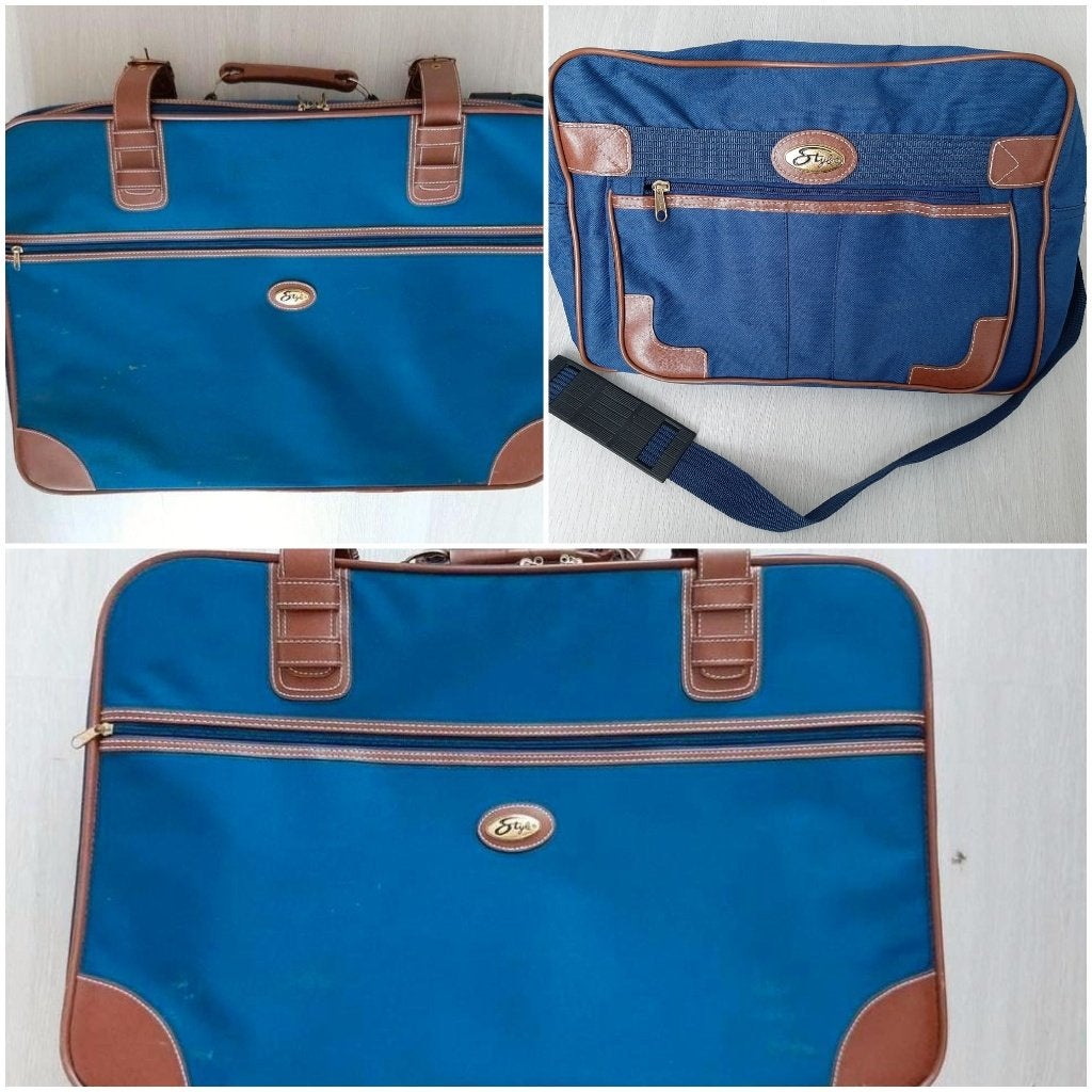 3-delige koffer set merk Style, 30 cm of meer, Gebruikt, Blauw, Minder dan 35 cm