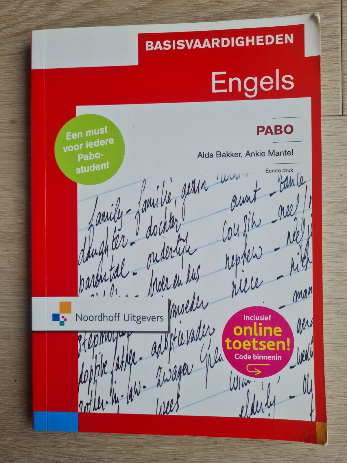 Basisvaardigheden Engels PABO - Noordhoff Uitgevers, Boeken, Engels, Ophalen of Verzenden, Zo goed als nieuw, Alda Bakker, Ankie Mantel