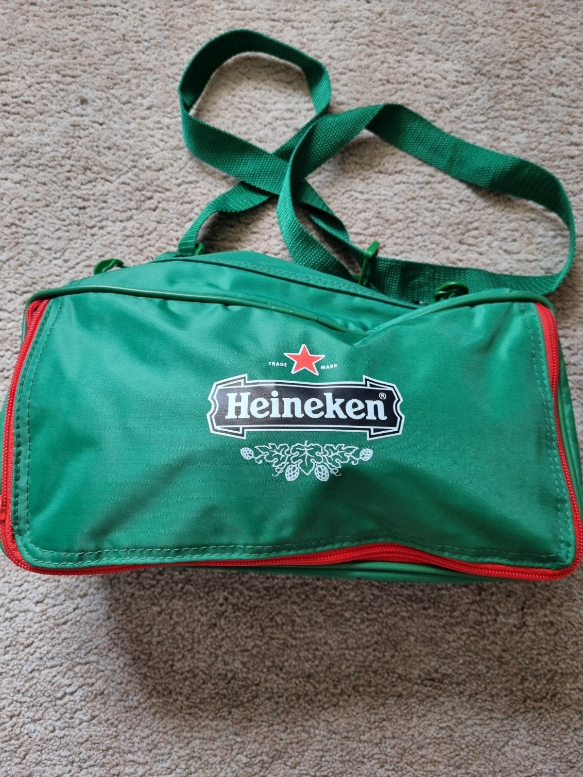 Heineken koeltasje met vaste tas bovenin., Ophalen of Verzenden, Nieuw, Overige typen, Heineken