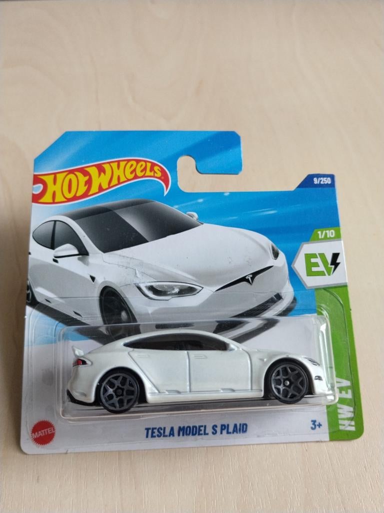 Hotwheels Tesla model s, Hobby en Vrije tijd, Modelauto's | Overige schalen, Ophalen of Verzenden, Nieuw, Auto