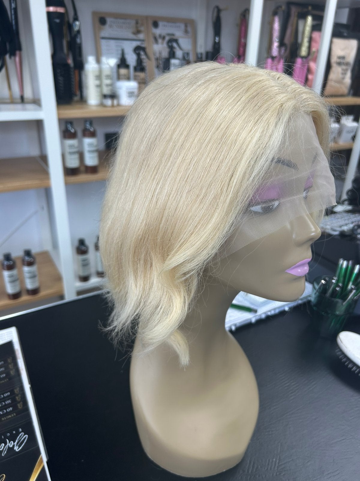 Echthaar pruik OPRUIMING de laatste !€68 Lace Wig human hair, Ophalen of Verzenden, Nieuw, Pruik of Haarverlenging