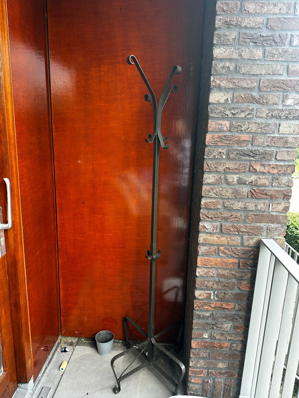 Metalen staande kapstok - gratis af te halen, Gebruikt, Ophalen of Verzenden, Metaal, Staande kapstok