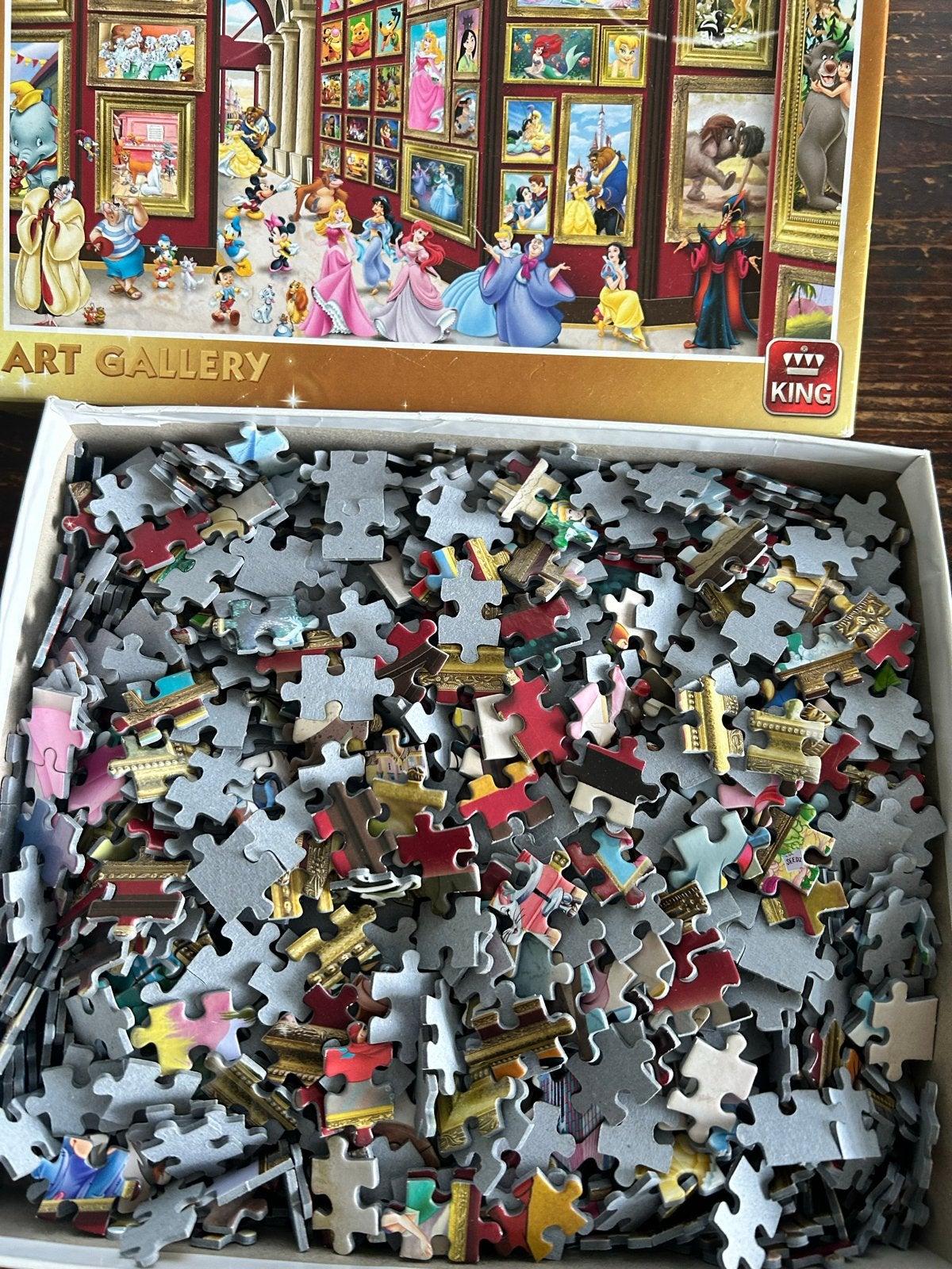 Disney Art Gallery Legpuzzel 1500 stukjes, Ophalen of Verzenden, 500 t/m 1500 stukjes, Zo goed als nieuw, Legpuzzel