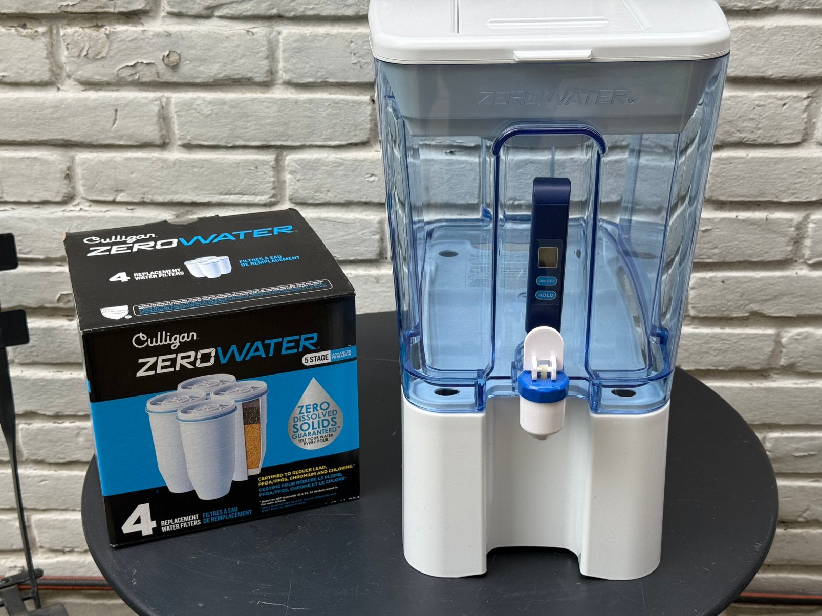 NIEUW! ZeroWater Culliganwaterfilterkan + 4 NIEUWE  filters, Ophalen, Zo goed als nieuw