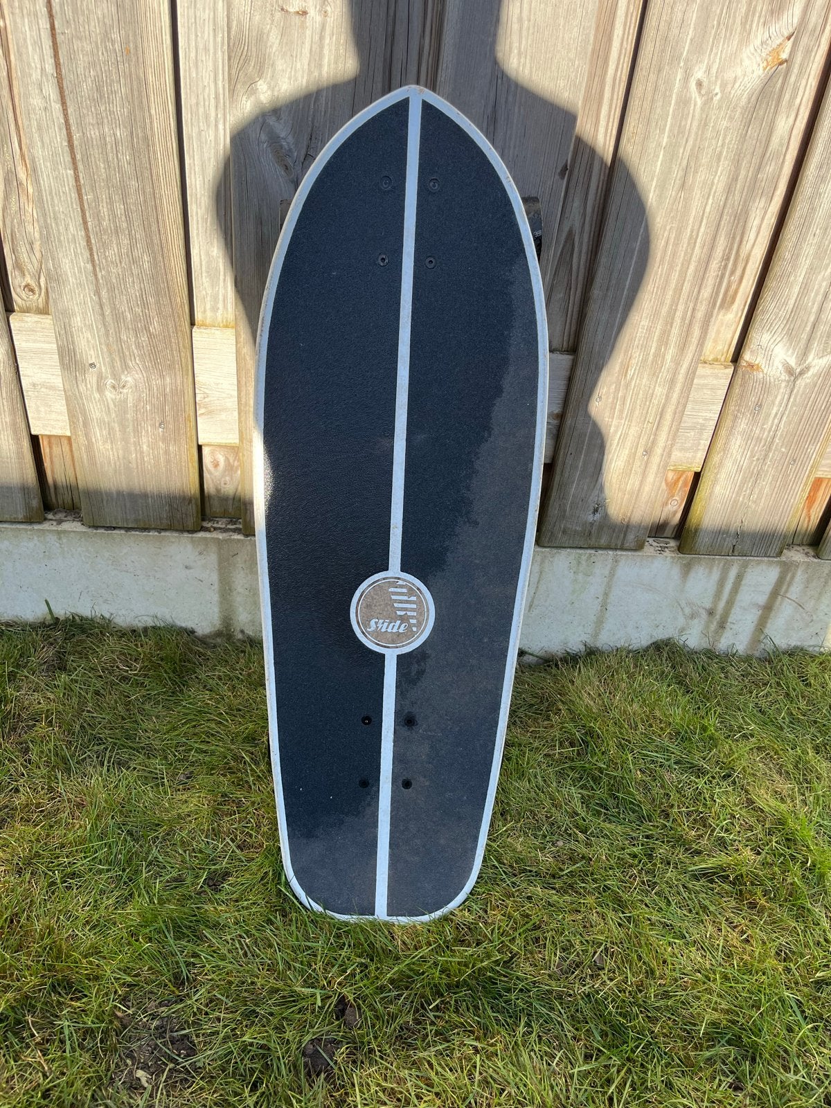 Slide Surfskate Joyful Splatter 30 inch (76cm), Sport en Fitness, Ophalen of Verzenden, Gebruikt, Skateboard, Longboard