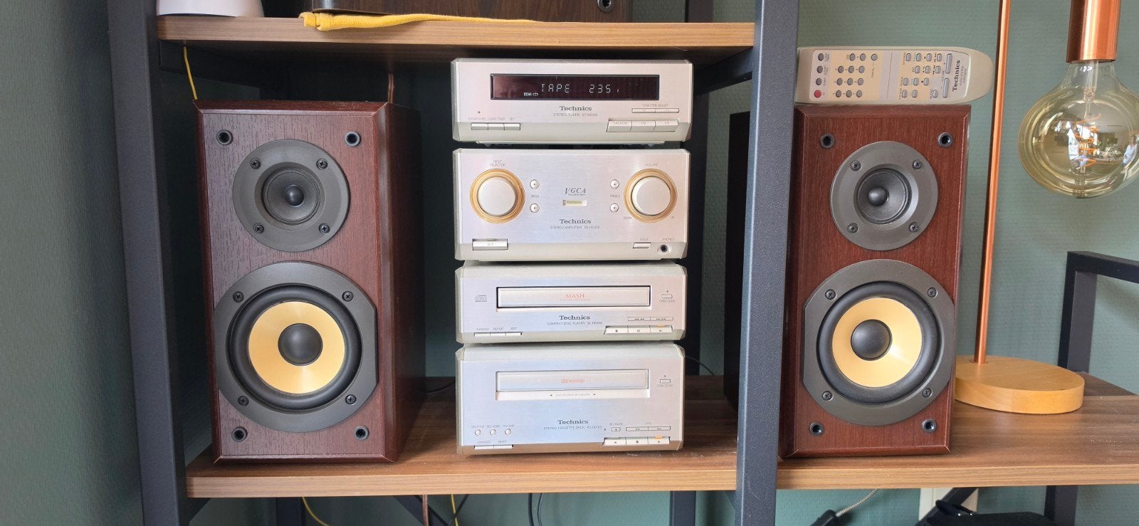 Technics Stereo Set met Speakers en Afstandsbediening, Overige merken, Gebruikt, Speakerset, Ophalen of Verzenden