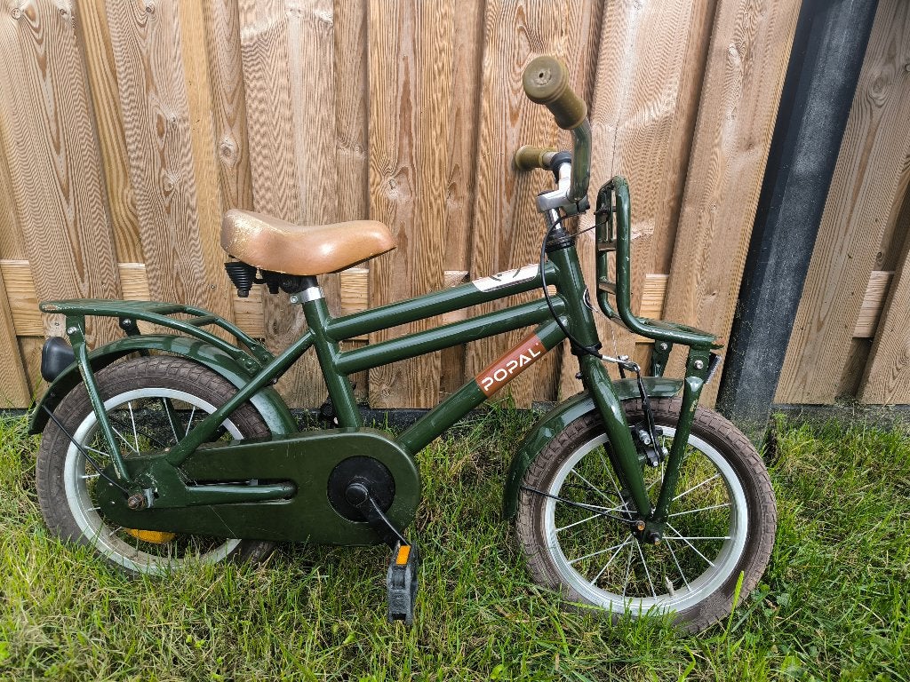 Stoere 14 inch kinderfiets – Popal, Ophalen, Gebruikt, 14 inch of minder, Handrem